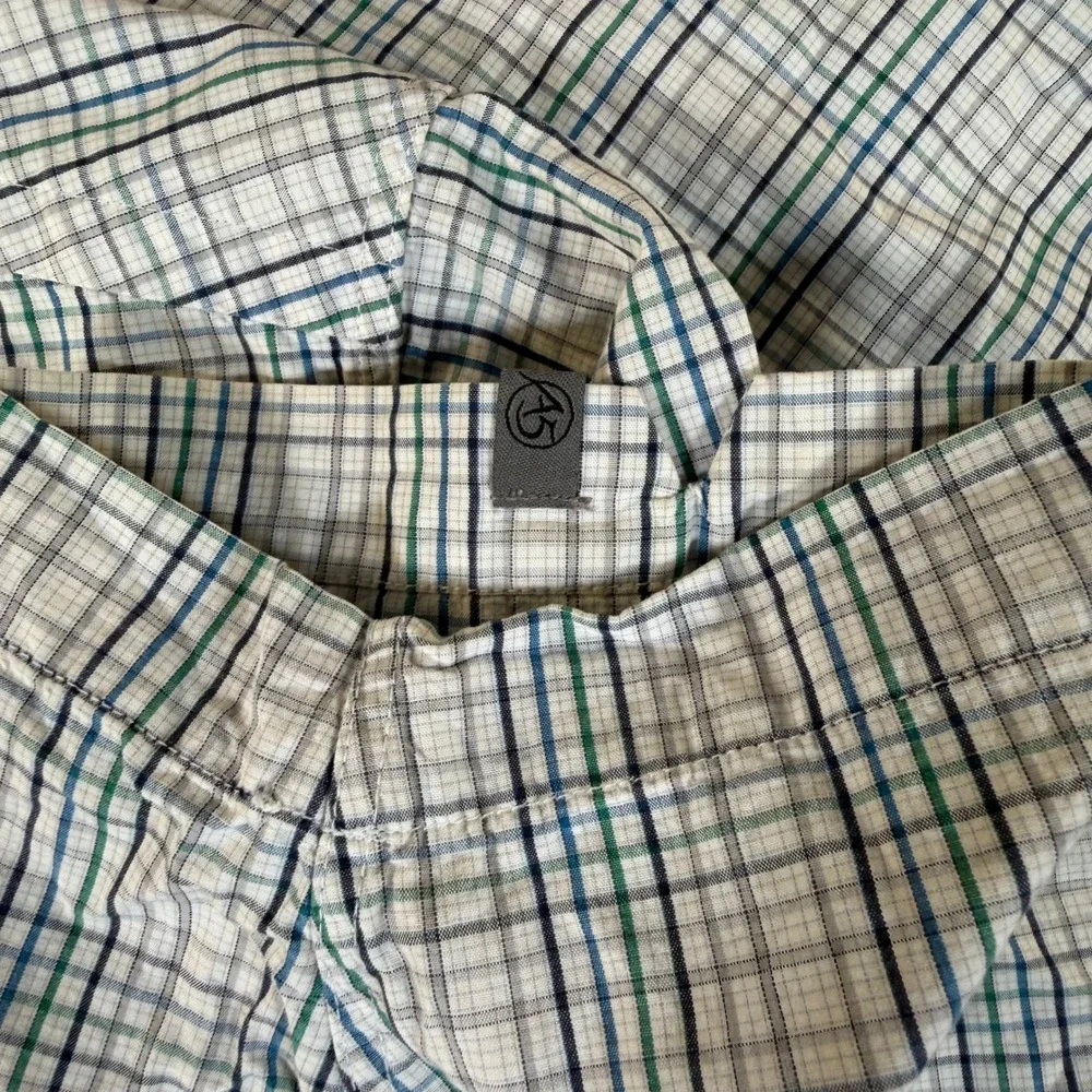The North Face A5 Series Mens Medium Plaid Short Sleeve Button Up Shirt #3313